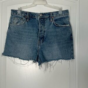 We The Free Blue Jean Cutoff Shorts. Size 29